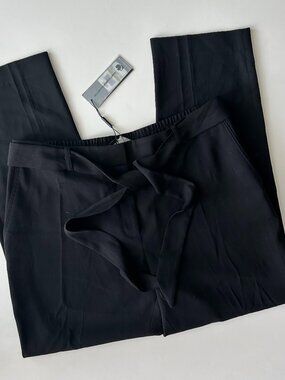 Karl Lagerfeld Paris NWT Black Dress Pants w/ Belt